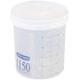 J&HO Kitchen Food Storage Plastic Container with Lids Sealing Pot (B)