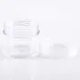 Aenoyo 50er Kunststoff Kosmetik Probenbehälter, Kleine Make-up Probenbehälter, Kosmetikgläser, Make-up Kunststoffgläser für Reisen, Proben, kleine Bastelarbeiten-Aufbewahrung (20g, klar)