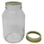 Quart 32 oz Mayo Glass Jar with Gold 2 piece lid by Richards Packaging 12 Pack Quart 32 oz Mayo Glass Jar with Gold 2 piece lid by Richards Packaging 12 Pack