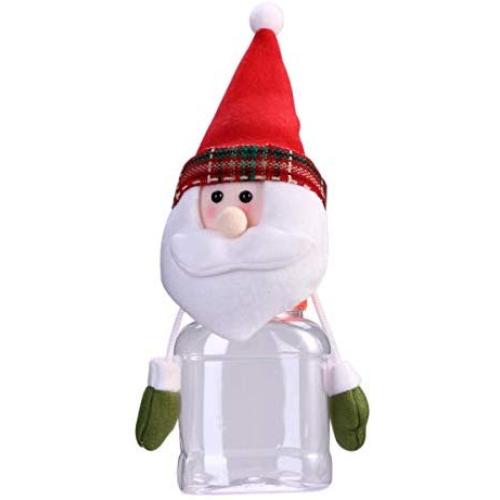 Amosfun Christmas Candy Jar Santa Claus Cookie Candy Container Christmas Party Gifts (Santa Claus)