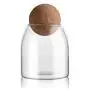 Réservoir Transparent en Verre Borosilicate 500ml avec Bouchon (Boule Ronde, S) Réservoir Transparent en Verre Borosilicate 500ml avec Bouchon (Boule Ronde, S)
