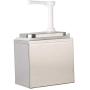 Serenable Sauce Pump Dispenser 1L/2L Oil Vinegar Ketchup Container for Restaurant - as described, 2L B