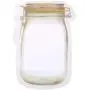 10pcs Reusable Snack Bag Freezer Hermetic Food Storage Bag Food Fresh Seal Bottle Cans Kitchen Organizer Jar for Travel,Light Yellow