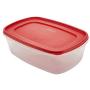 Haushaltsdekorations Premium Easy Find Lids Lebensmittelbehälter 2,5 Gallonen Rennrot Aufbewahrungsbehälter