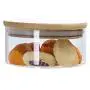 Glas Apotheker-Gläser, stapelbar, 4 Etagen, mit Deckeln – Küchen-Zucker-Keks-Lagerbehälter, Großpackung, transparent