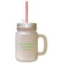 Green Trees Are Not Known By Their Leaves Frosted Glass Mason Jar With Straw