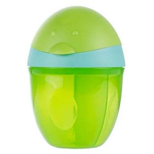 storage jar Grain container Food container Storage Box，Baby out portable milk powder penguin milk powder storage box sealed can, green blue