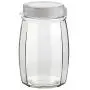 Buolo  Honey Lemon Glass Bottle Jam Bottle Multi-Grain Sealed Jar Passion Fruit Bottle Storage Jar Glass Jar 8318 White 1.7L