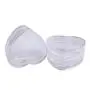 Bouteilles en plastique transparentes en forme de cœur, 4ml 0,14oz, réutilisables, avec couvercle, pour échantillons de maquillage, poudre pour les ongles, ombres à paupières, baume à lèvres, crèmes pour le visage, lot de 50. Bouteilles en plastique transparentes en forme de cœur, 4ml 0,14oz, réutilisables, avec couvercle, pour échantillons de maquillage, poudre pour les ongles, ombres à paupières, baume à lèvres, crèmes pour le visage, lot de 50.
