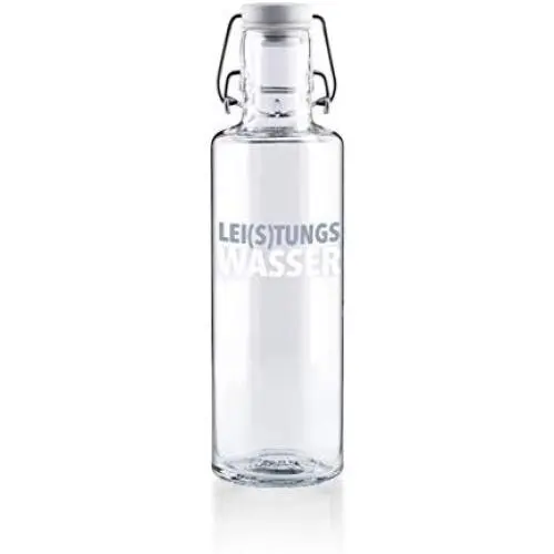 Eau de Lei(s)tung, bouteille 0,6 l. Eau de Lei(s)tung, bouteille 0,6 l.