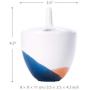Cigooxm Ceramic Sugar Bowl Storage Jar with Lid Sugar Storage Container for Home and Kitchen Sugar Salt Pepper Storage Jar