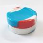 YOFUCA Dab Silicone Container 22ml Large Silicone Dab Jar Non-Stick Food Grade Round Shape Rubber Wax Container Random color (1)