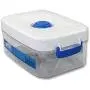 Ziploc ZLCANISTER-3PC Three 1.5-Liter Canister Set with Adapter, 1.5L, White Ziploc ZLCANISTER-3PC Three 1.5-Liter Canister Set with Adapter, 1.5L, White