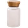 HMANE HMANE 3 Pack 90ml/3fl.oz Mini Frosted Glass Storage Jars Food Sealed Bottle Storage Tank Heat-Resistant Moisture-Proof