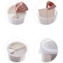 Mini Spice Jars Sealed cans, home kitchen, grain storage tank, four-part storage, sealed cans