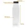 PACKAGE OF 30-PLASTIC 16 OZ JUICE/MILK/DRESSING BOTTLES BPA FREE BY PEXALE(TM) (BLACK CAPS, 30) PACKAGE OF 30-PLASTIC 16 OZ JUICE/MILK/DRESSING BOTTLES BPA FREE BY PEXALE(TM) (BLACK CAPS, 30)