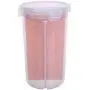 XFTOPSE Rice Beans Storage Plastic Kitchen Storage Box,Storage Box Rice Beans Jar with Seal Cover 4 Lattices Refrigerator Food Preservation Container Plastic Kitchen Storage Box XFTOPSE Rice Beans Storage Plastic Kitchen Storage Box,Storage Box Rice Beans Jar with Seal Cover 4 Lattices Refrigerator Food Preservation Container Plastic Kitchen Storage Box