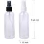 Bekith 30 Pack 3oz Spray Bottles with Fine Mist Sprayer & Pump Spray Cap, Refillable & Reusable Clear Empty Plastic Bottles for Essential Oils, Travel, Perfumes