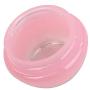 6PCS 30G / 30ML BPA Free Frosted Container Mushroom Jars Pot Bottle With Inner Liner For Makeup Cosmetics Sample Scrubs Oils Salves Creams Lotions Beauty Aids Nail Accessories(Pink)
