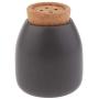 Flameer Pack 3, Kitchen Canister, Food Storage Container, Ceramic Pot Jar for Cereal Tea Sugar Serving Button Cork Stopper 500ml