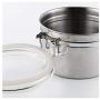 storage jar Grain container Food container Storage Box，Stainless steel sealed crisper coffee beans dry goods miscellaneous grains moisture storage box