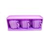 Mini Spice Jars Kitchen plastic flip four grain seasoning box storage box