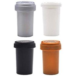 Warmshine 4 Pcs 75ML Sealed Jar Vial Container Storage Stash Jar Moistureproof Waterproof Pill Bottle Case Box