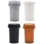 Eshylala 4 Pieces Moistureproof Sealed Jar Pill Bottle Case Box Storage Stash Jar,75ml,Multicolor