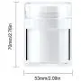 Bouteilles à Pompe Airless, Sdootbeauty 30ml/1oz Récipients de Cosmétiques à Retrouiller Remplissables, Bouteilles à Crème/Lait Corporel avec Bouchon à Pompe, Idéales pour le Voyage, 2 Pièces