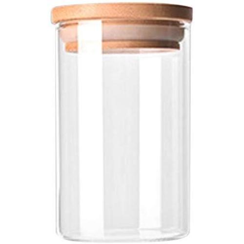 Transparent High Borosilicate Glass Kitchen Storage Bottle Jar Organization Rodalind-CA