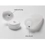 6PCS 100ml White Empty Refillable Travel Plastic With Flip Cap For Cosmetic Body Hand Lotion Shampoo Squeeze Bottle (100ml)