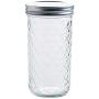 Glasbehälter mit Verschluss, Küche, transparente Glasflaschen, Haushalts-Lebensmittel-Aufbewahrungsgläser, Trockenfrüchte, Trockenwaren, Aufbewahrungstank 650ml