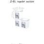 Storage Tank PP Plastic Transparent Sealed cans Food Storage Storage Tank (Size : 2.4L)