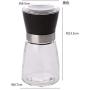 Kitchen Food Storage Jar Airtight Food Storage Kitchen Glass Jar Moisture-Proof Home Multi-Purpose Jam Bottle Cruet Cruet Manual Grater Glass Spice Jar