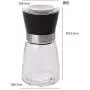Kitchen Food Storage Jar Airtight Food Storage Kitchen Glass Jar Moisture-Proof Home Multi-Purpose Jam Bottle Cruet Cruet Manual Grater Glass Spice Jar