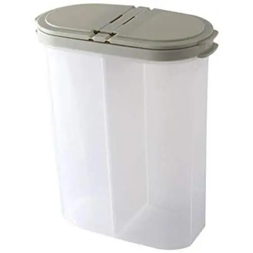 YTF-Plastic (PP) storage tank, kitchen grain storage box, double storage box green YTF-Plastic (PP) storage tank, kitchen grain storage box, double storage box green
