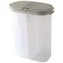 YTF-Plastic (PP) storage tank, kitchen grain storage box, double storage box green YTF-Plastic (PP) storage tank, kitchen grain storage box, double storage box green