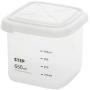 HUPLUE Kitchen Square Canister Grain Storage Tanks Airtight Food Storage Containers Food Storage Containers Food Storage Jar