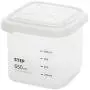 HUPLUE Kitchen Square Canister Grain Storage Tanks Airtight Food Storage Containers Food Storage Containers Food Storage Jar