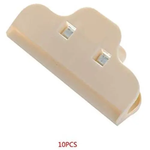 New Design 10pcs Food Grade Seal Clip Plastic Bag Sealing Milk Powder Tea Snack Pouch, Plastic Food Covers - Plastic Bag Cutter, Rods Food, Plastic Storage Jar, Plastic Chute, Food Bags