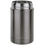 Isosteel VA-9684AT 17 fl. oz 18/8 Stainless Steel Double-Wall Vacuum Food Container, Titanium Gray
