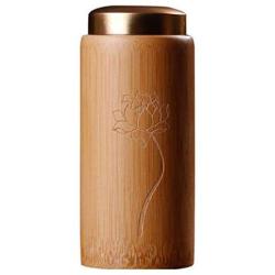 Handmade Bamboo Moisture-proof Tea Storage Box/Container Tea Jar/Tea Sealed Can/Tea Canister/Tea Caddy/Tea Tin(Flower)