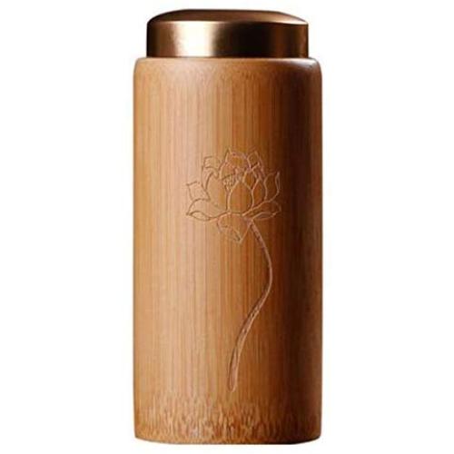 Handmade Bamboo Moisture-proof Tea Storage Box/Container Tea Jar/Tea Sealed Can/Tea Canister/Tea Caddy/Tea Tin(Flower)