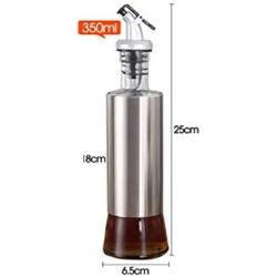 Mini Spice Jars Glass oil bottle kitchen supplies stainless steel oil pot