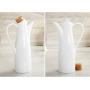 LQQGXLCondiment bottle, jar condiment storage box Spice jar Oil dispenser Ceramic sugar bowl condiment jar set olive oil vinegar syrup bottle dispenser