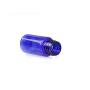 12PCS Cobalt Blue 10ml 0.34oz Empty Flip Cap Plastic Bottle Vial Container BPA-Free Jar Pot For Travel Liquid Sample Lotions Shampoo Creams Makeup Comestic Water Shower Gel Emollient