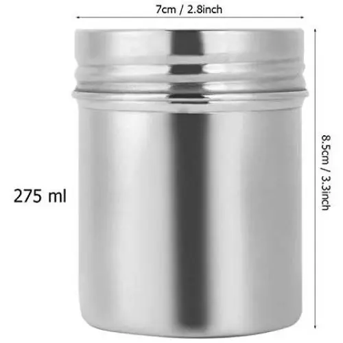 Bocal de Conservation en Acier Inox 304 Inclus, Portable, pour Thé, Café, Graines, Contenant en Verre, Sans Toxicité, Sécurisé. Bocal de Conservation en Acier Inox 304 Inclus, Portable, pour Thé, Café, Graines, Contenant en Verre, Sans Toxicité, Sécurisé.