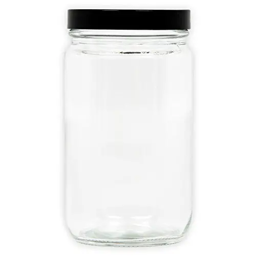 XX-Large Clear Glass Storage Jar with Air-Tight Lid XX-Large Clear Glass Storage Jar with Air-Tight Lid