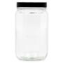 XX-Large Clear Glass Storage Jar with Air-Tight Lid