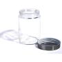 Food Saver Tall Clear Glass Storage Container Jar with Airtight Lid, 50 oz